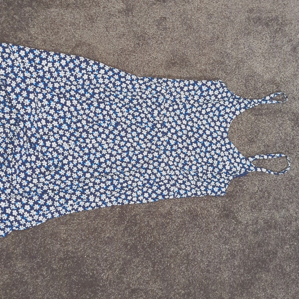 Sundress- size Small Blue floral Old Navy